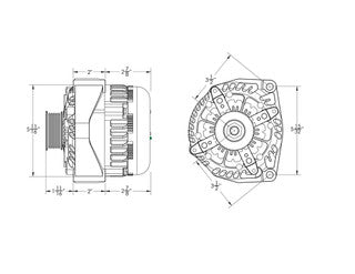 400 Amp High Output Alternator 05-13 GM Truck