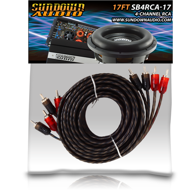 SB4-17 RCA - 4 Channel - 17 ft Standard