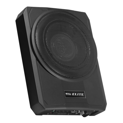 Elite - 10" SingleVoice Coil (2.6 Ohm) 1000W Subwoofer with Enclosure. (Sold Single)-SLIM10