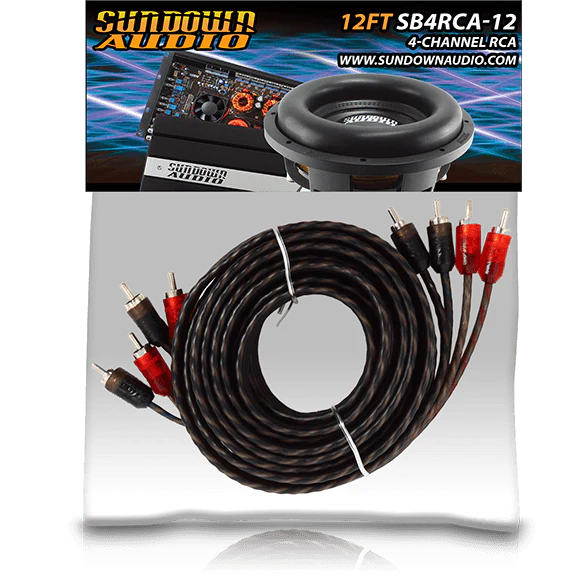 SB4-12 RCA - 4 Channel - 12 ft Standard