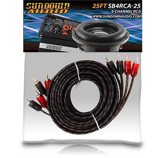 SB4-25 RCA - 4 Channel - 25 ft Standard